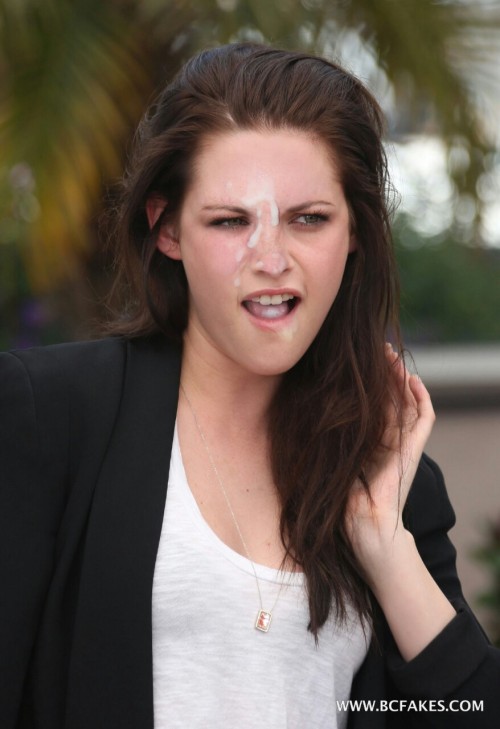 Porn photo celebcumshot:  Kristen stewart