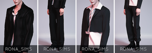 rona-sims:[RONA]﻿ Moment Outfit Set  TS4New mesh10 SwatchesHQ Compatible[T.O.U]Do not re-upload &amp