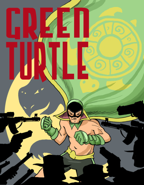 Porn Pics superheroesincolor:  The Green Turtle by Ben
