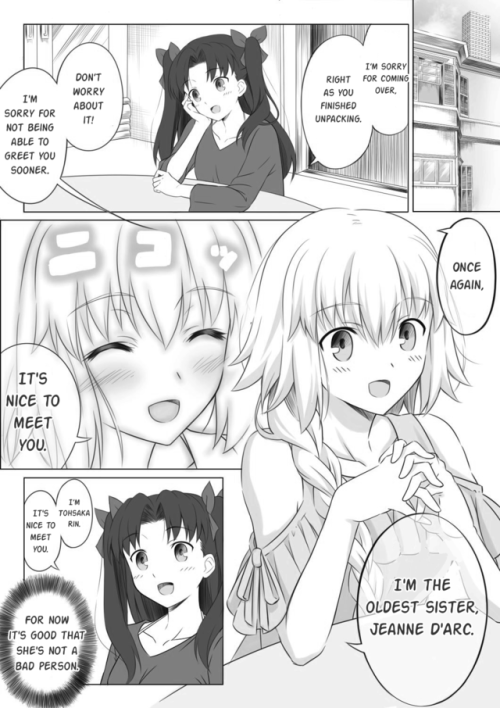 The Jeanne sisters move in! Chapter 2https://twitter.com/Shinjiro_Ikari/status/1008674741522010112TL