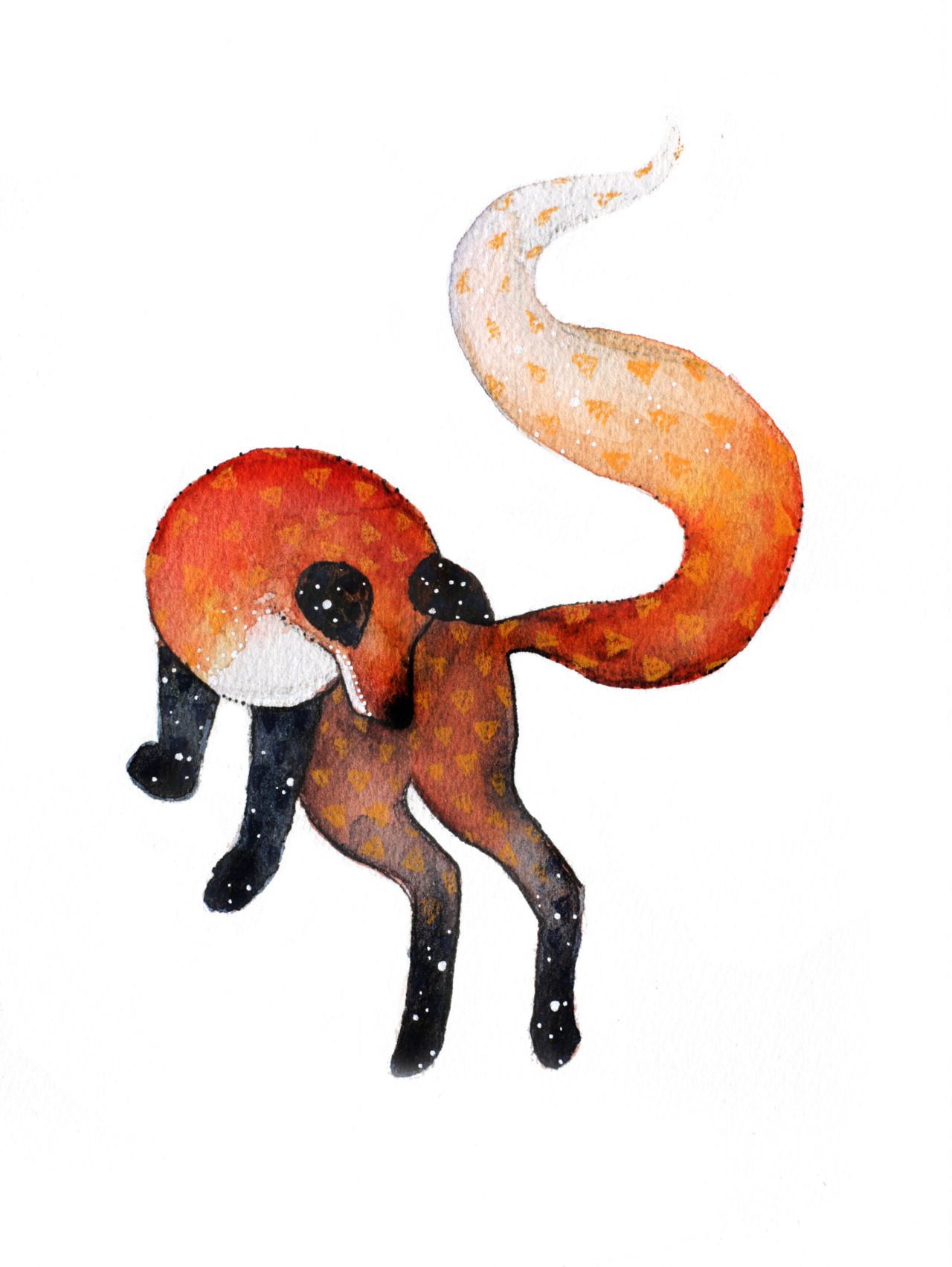 furrylittlepeach:  Flame by furrylittlepeach. Flame reflects my love of foxes and