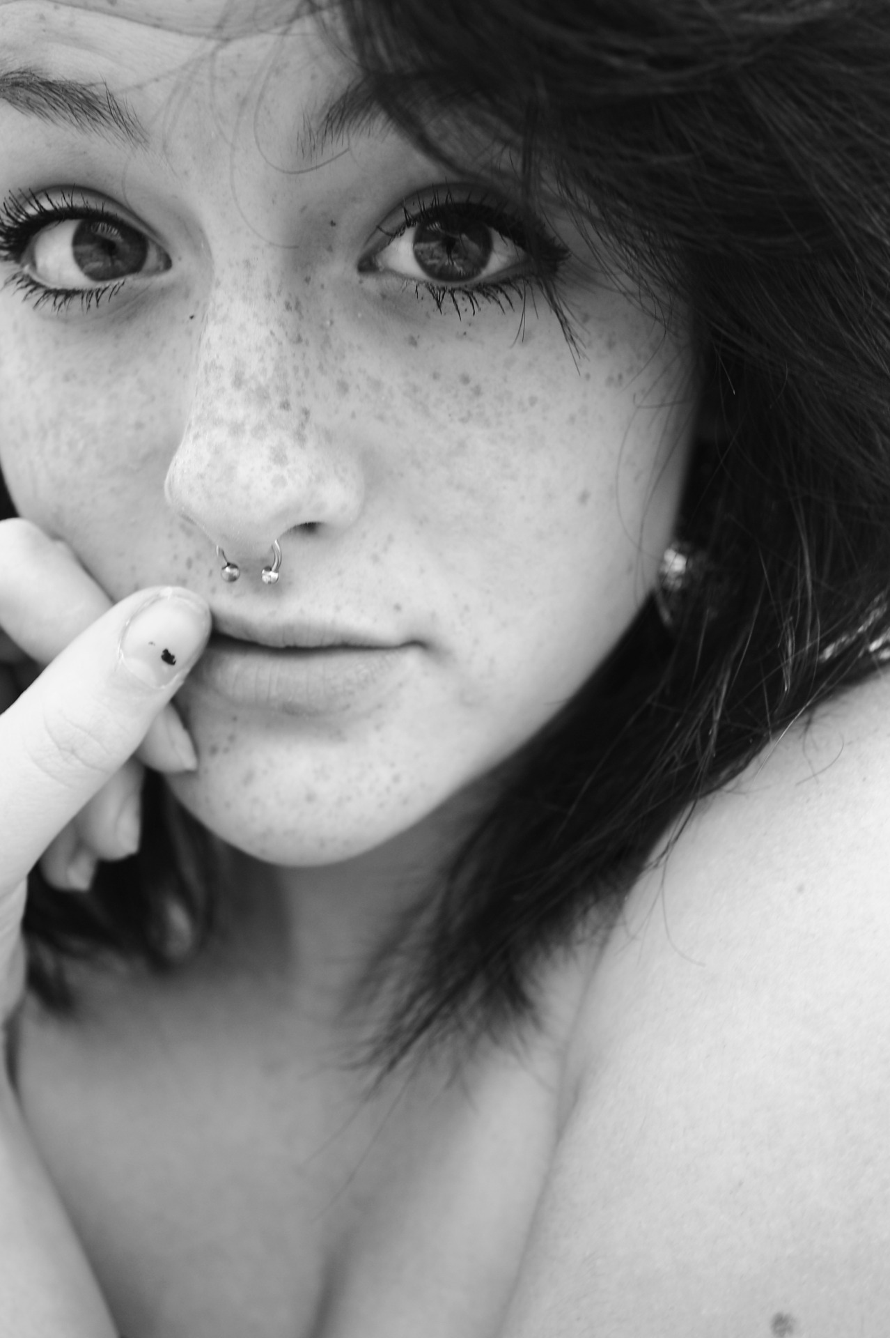 silentorgasm:  Beautiful!  What gorgeous eyes, outstanding freckles.  Beautiful