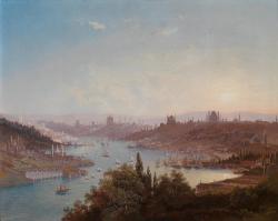 Blastedheath:  Pieter Francis Peters (Dutch, 1818–1903), View Over Constantinople,