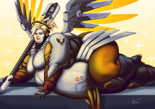 Mercy (version 2)(Redid the face, because the old one was bad. Think it’s better now.)Which Overwatc