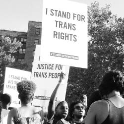 lost-inherworld:  We must never cease to support our brothers and sisters who are fighting for the right to live. #BlackTransLivesMatter #BlackLivesMatter #afropunkfest #afropunk 