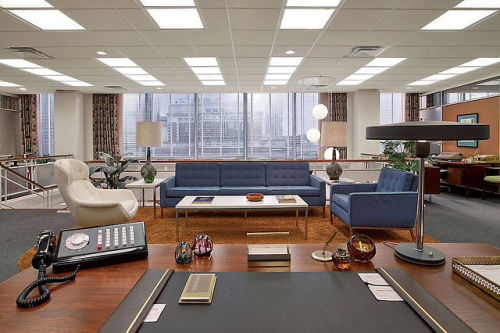 ap-architecturememories:‘Mad Men set design