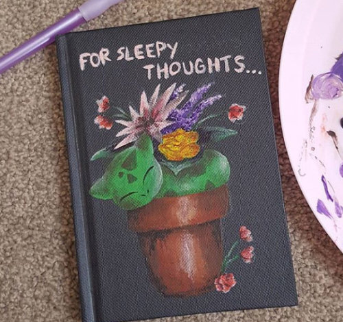 Painted Notebook Commission //HollieAlexaMoxham