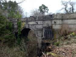 coolthingoftheday:    The picture above is of Overtoun House bridge, located in West Dunbartonshire, Scotland. For an as yet unexplained reason, an unusual number of dogs over the years have jumped off of said bridge to their deaths - on average, one