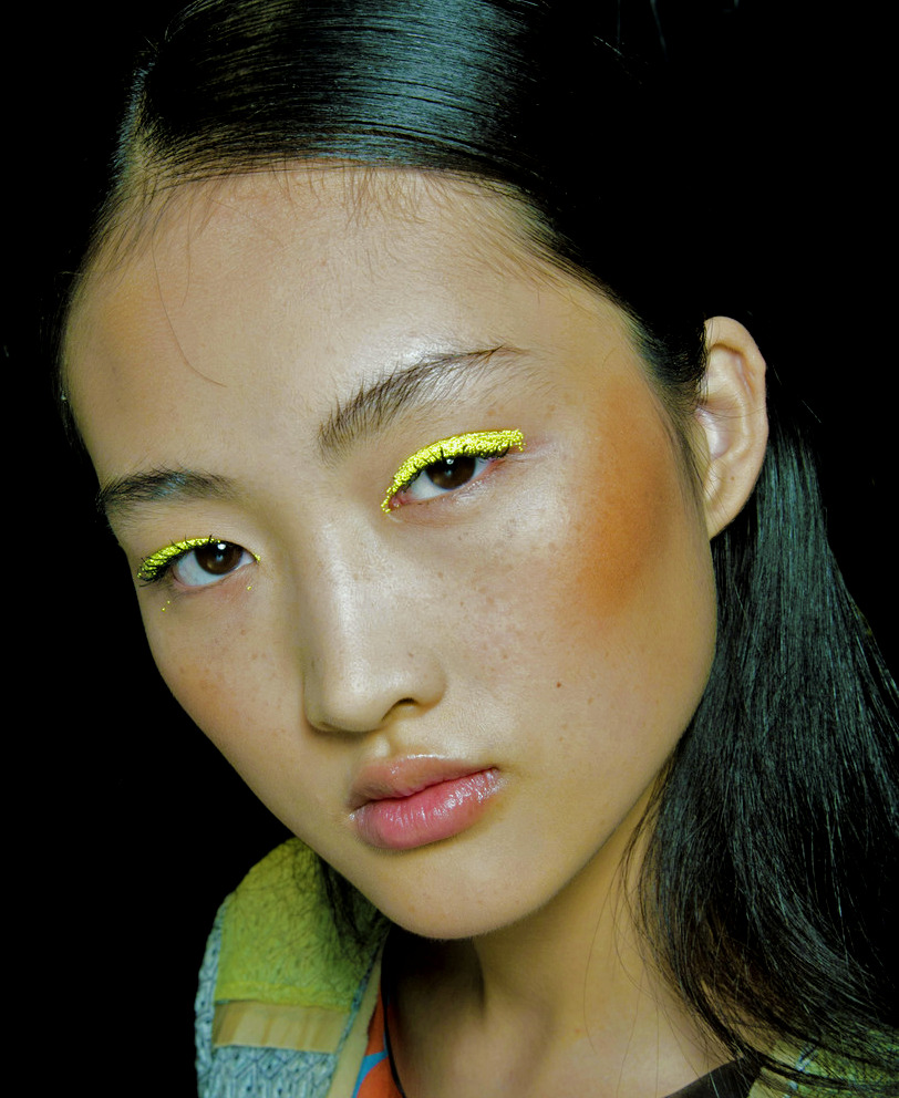 furples:  Jing Wen @ Massimo Rebecchi Spring 2014