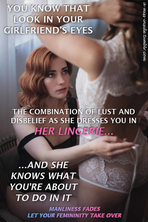 a-miss-inside:“Are you sure you’re okay with this?,” you ask.Her voice shakes as she answers “Oh, yes!  Tomorrow… tell me everything!”