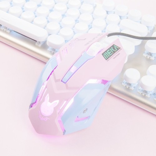 ♡ Overwatch D.VA Mouse (4 Colours) - Buy Here ♡Discount Code: behoney (10% off your purchase!!)Pleas