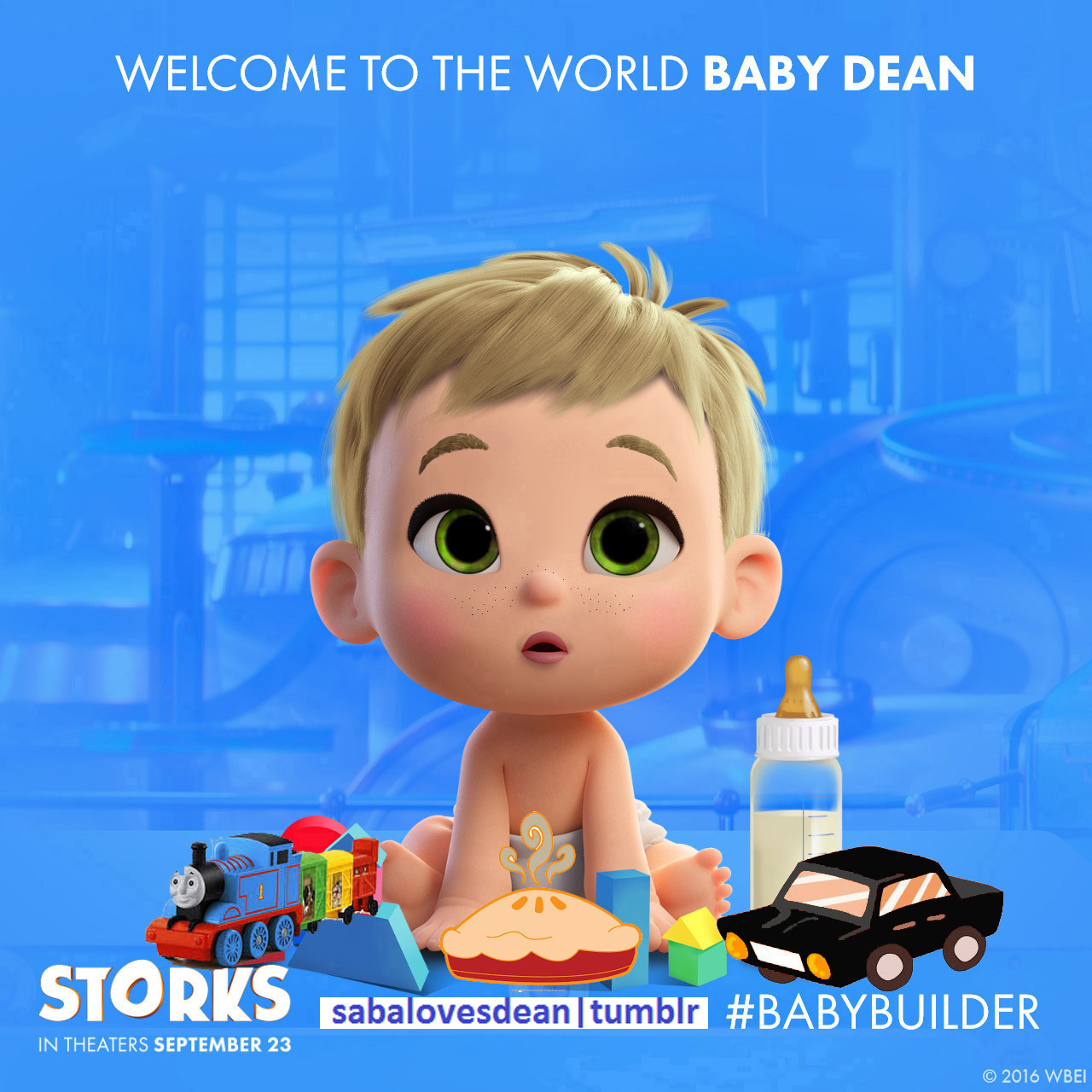 So the Storks Baby builder app forced me to do... - Love my TV Boys