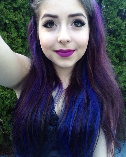 Throwback to my purple/blue hair