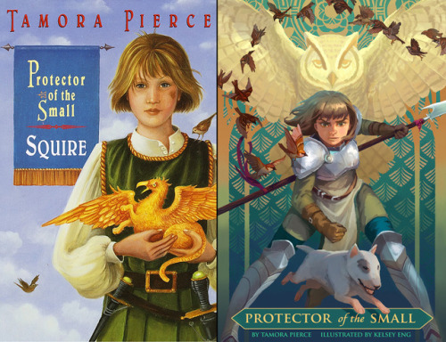 kelseyeng:I’m actually a huge fan of Joyce Patti’s original illustrations for Tamora Pierce’s books 