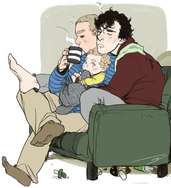 randomwhisky: John and Sherlock in a established relationship has always been my