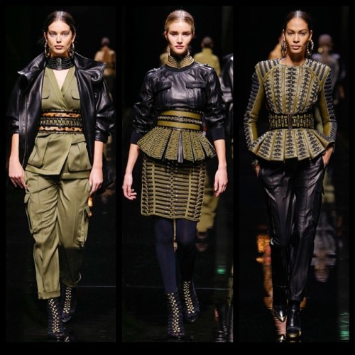 aestheticcandy:@BalmainParis Fall ‘14 is a RAGE!#OlivierRousteing #Inspiration #PeterBeard #Africa #