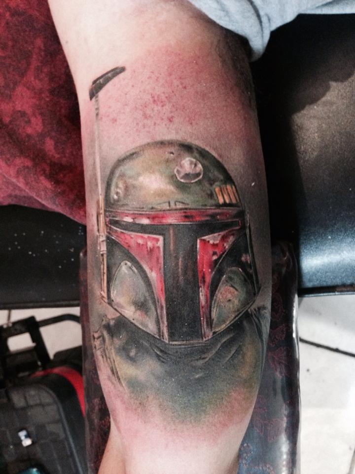 Nice Boba Fett Tattoo  Star wars tattoo Star wars tattoo sleeve Star  tattoos