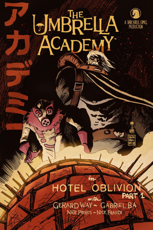 theartofthecover: The Umbrella Academy: Hotel Oblivion #1 (Ssalefish Comics Exclusive Variant) (2018