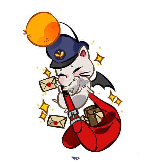 erindynamic:delivery moogle from ffxiv~this will be a charm design available at Izumicon at the end 