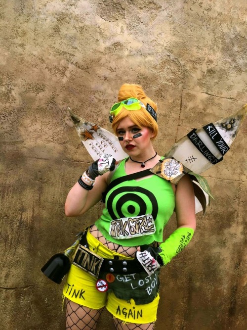 My Tink Girl cosplay - a crossover between Tinkerbell and Tank Girl! I designed this cosplay myself.