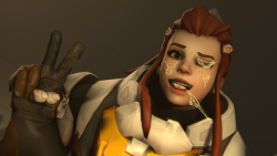 tcncaptainfreeman: Bridgitte overwatch cum face bones pain ded