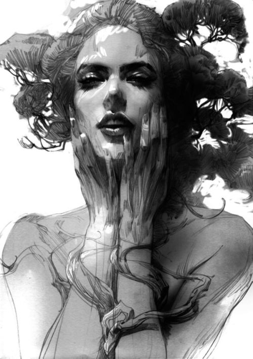 jedavu:  Amazing illustrations by Shanghai, China based artist Zhang Weber. 