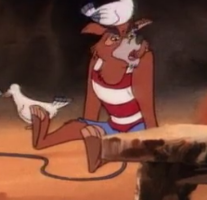 Talespin&rsquo;s Don karnage relaxing in the ransom of red chimp 
