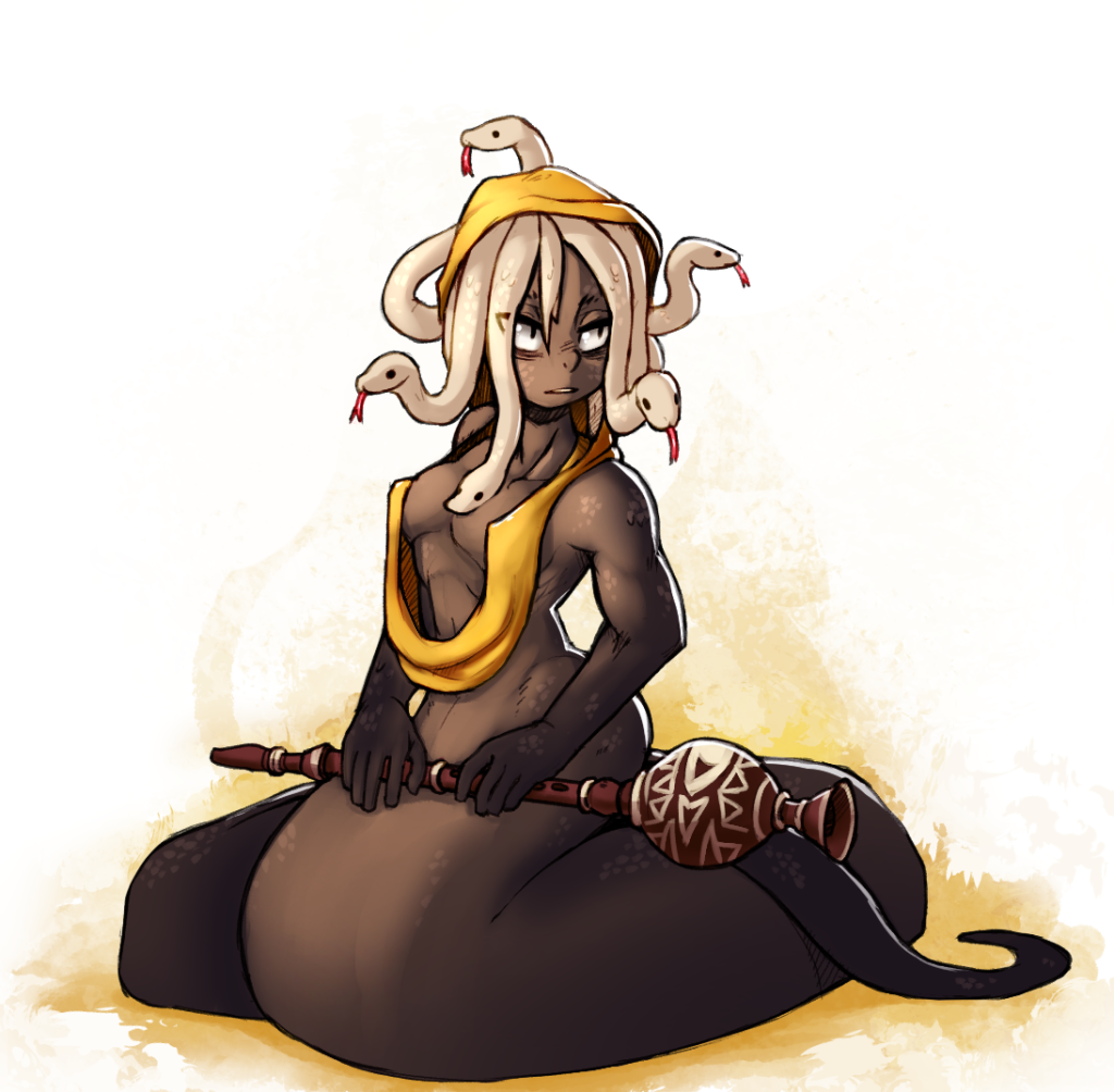 Wearing a hood is kind of a pain when your hair is snakes I imagine