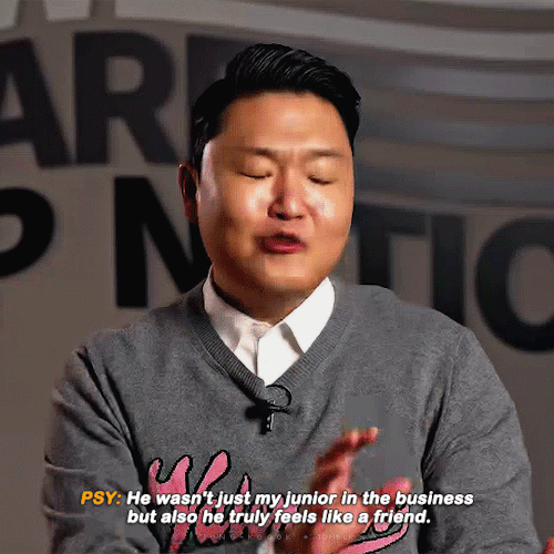 Yoongi And Psy Talking About Being Besties