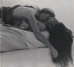 craparoundthehouse46:   People Magazine February 1996  John Lennon &amp; Yoko Ono  Displaying Intimacy In A 1980 Promotional Video For Double Fantasy 