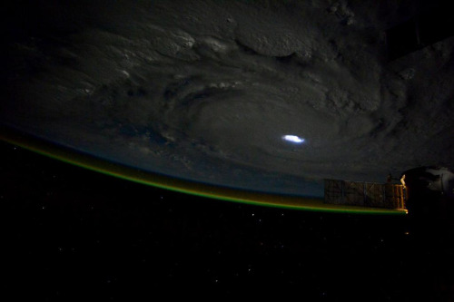 Ridiculous storm photosAstronaut Sam Cristoforetti arrived on the International Space Station in Nov