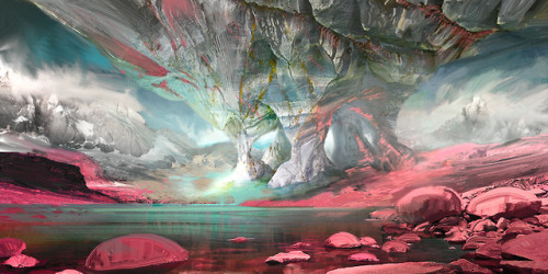 Innatural Nature.Digital Paintingfree tutorial on Patreon | www.patreon.com/silvia_pasq