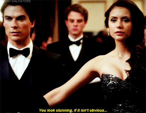 damn-salvatore:You look stunning, if it isn’t obvious...