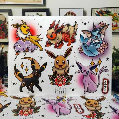 XXX davisrider: My Eeveelutions flash sheet is photo