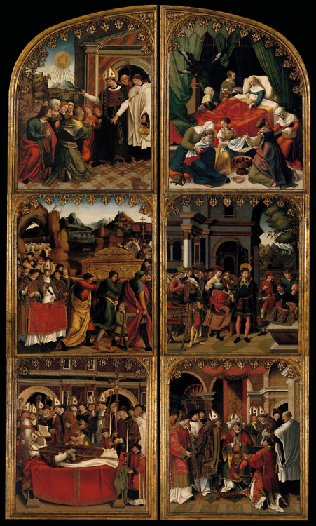 Puertas del altar de San Eloy por Pedro Nunyes, 1526-29.