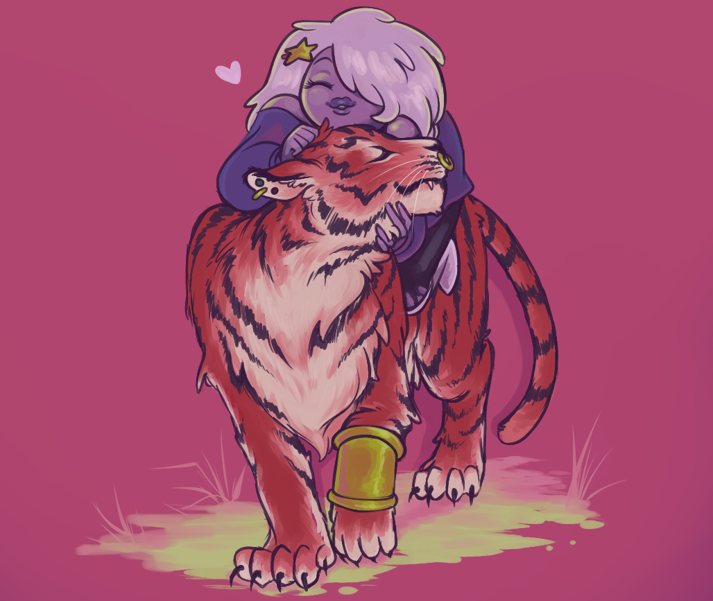 paradoxjelli:  Amethyst is way too fun to draw i must do more also first time drawing