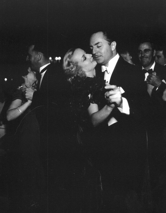 janiewyman:  Carole Lombard dancing with ex-husband William Powell at Ciro’s nightclub,