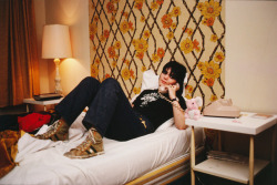 vintagegal:  Joan Jett photographed by Brad Elterman at the Tropicana Motel 1978 (x) 