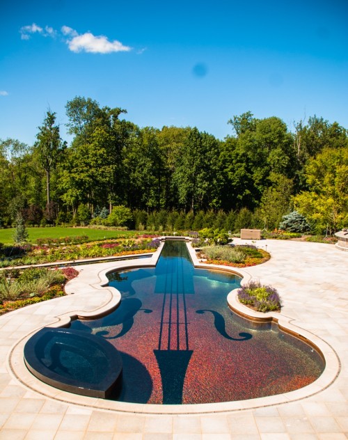 zoomine:   Stradivarius  Violin Pool  “Best Pool Design 2013.” 