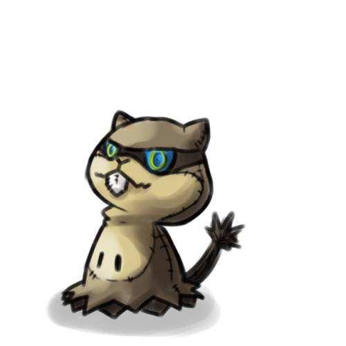 #504 - PatratThis Mimikyu has tried to integrate itself with Patrat packs, but due to their vision i