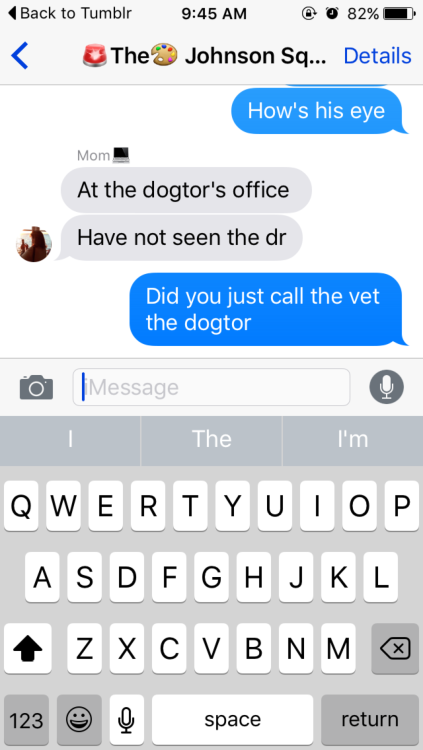 thatsmoderatelyraven: Omg my mom had to take my puppy to the vet and