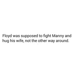 #mannyvsfloyd