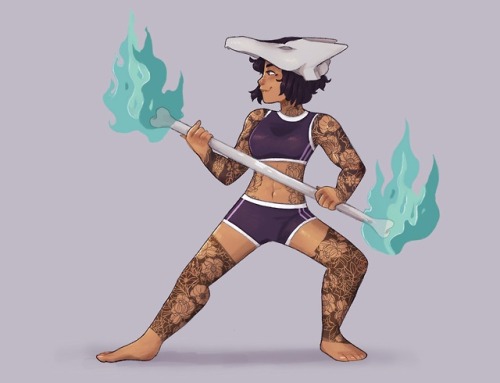 My Alolan Marowak gijinka, Marley!I’ve had the idea for her design for a very long time, and I’m rea