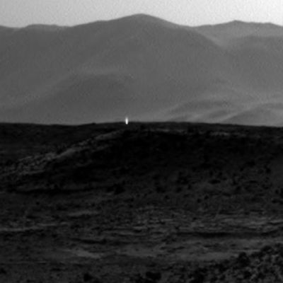 NASA’s Rover Curiousity took this pic on the surface of Mars recently, and they say they’ve captured a couple like this each week. some could be reflections etc, but this sure doesnt look like a rock with sun hitting it. nope. suuuuuuuuuuper weird,...