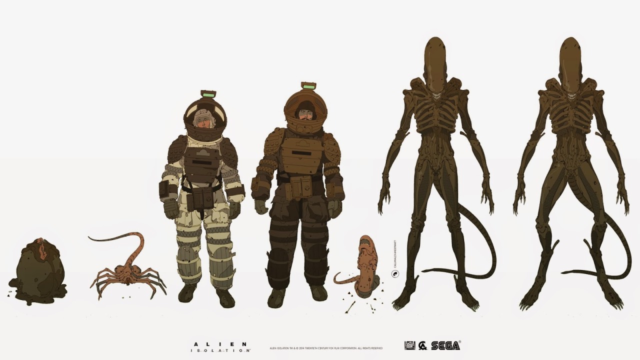 thdark:  rocketumbl:  Alien: Isolation  Concept Art  I recently picked up this game,