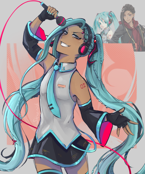 Meet Hatsune Miku X Jamil Viper (Hatsune Viper? Jamil Miku?)