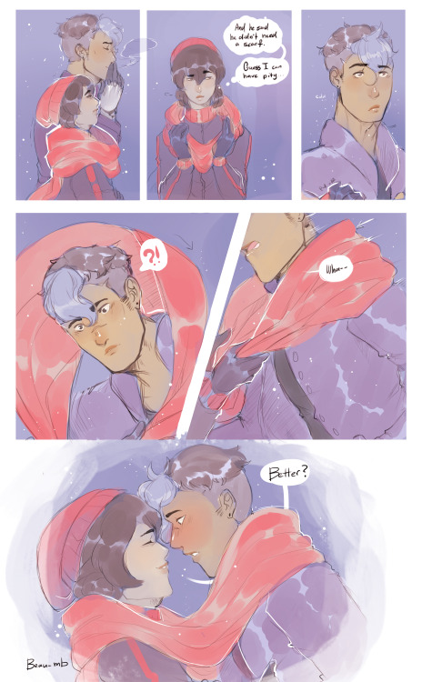 Sheith SS gift for @nessielivesincave ! Decided to go the fluff/flustered Shiro route for this. Shir