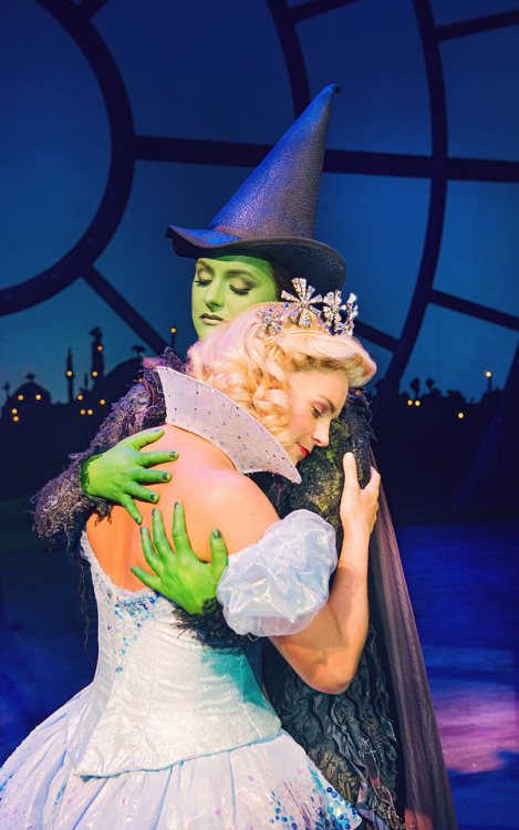 2019Helen Woolf (Glinda) &amp; Nikki Bentley (Elphaba)West End Company; UK - Photo by Matt Crockett