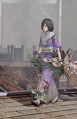 evilwvergil:  ↳”和風着物美人” : Mikasa Ackerman 