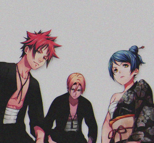 maaxon: Shokugeki no Soma Week Day 6: Dream Team ↳ Yukihira Souma, Takumi Aldini &amp; Tado